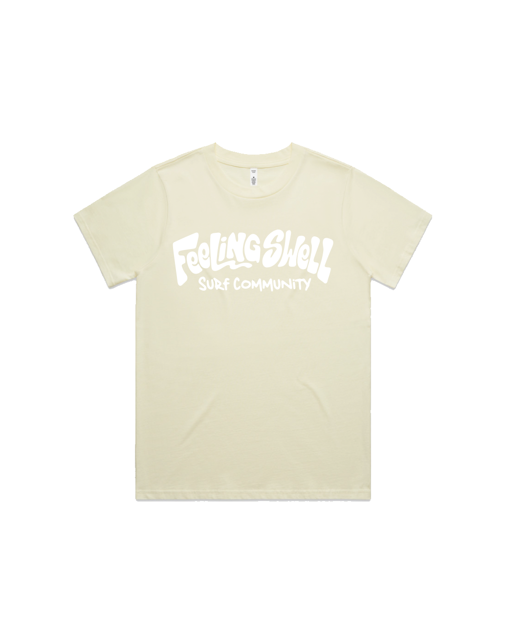 Feeling Swell Women's Classic TShirt in Butter Yellow.