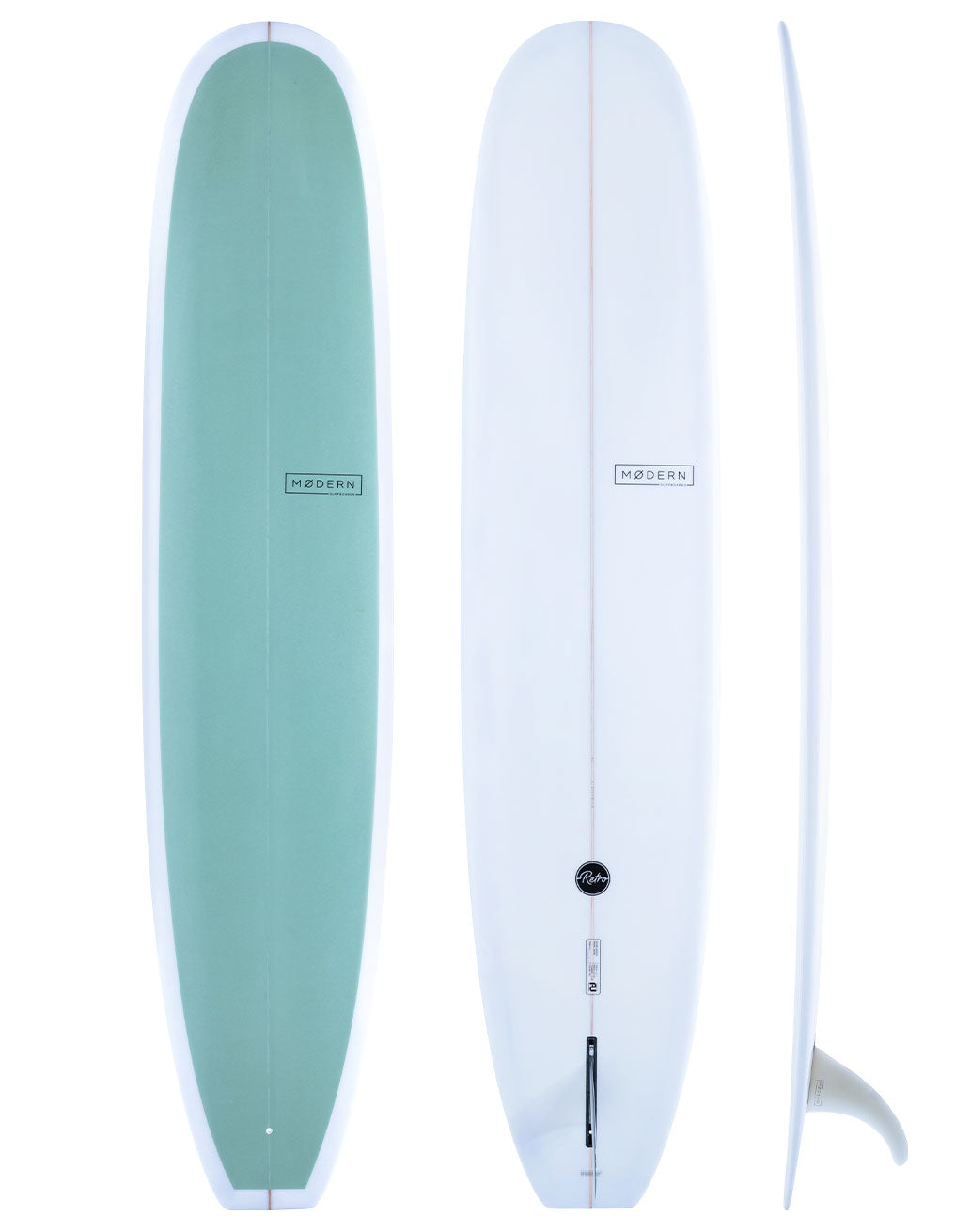 Modern Surfboards Retro longboard -sea glass green 