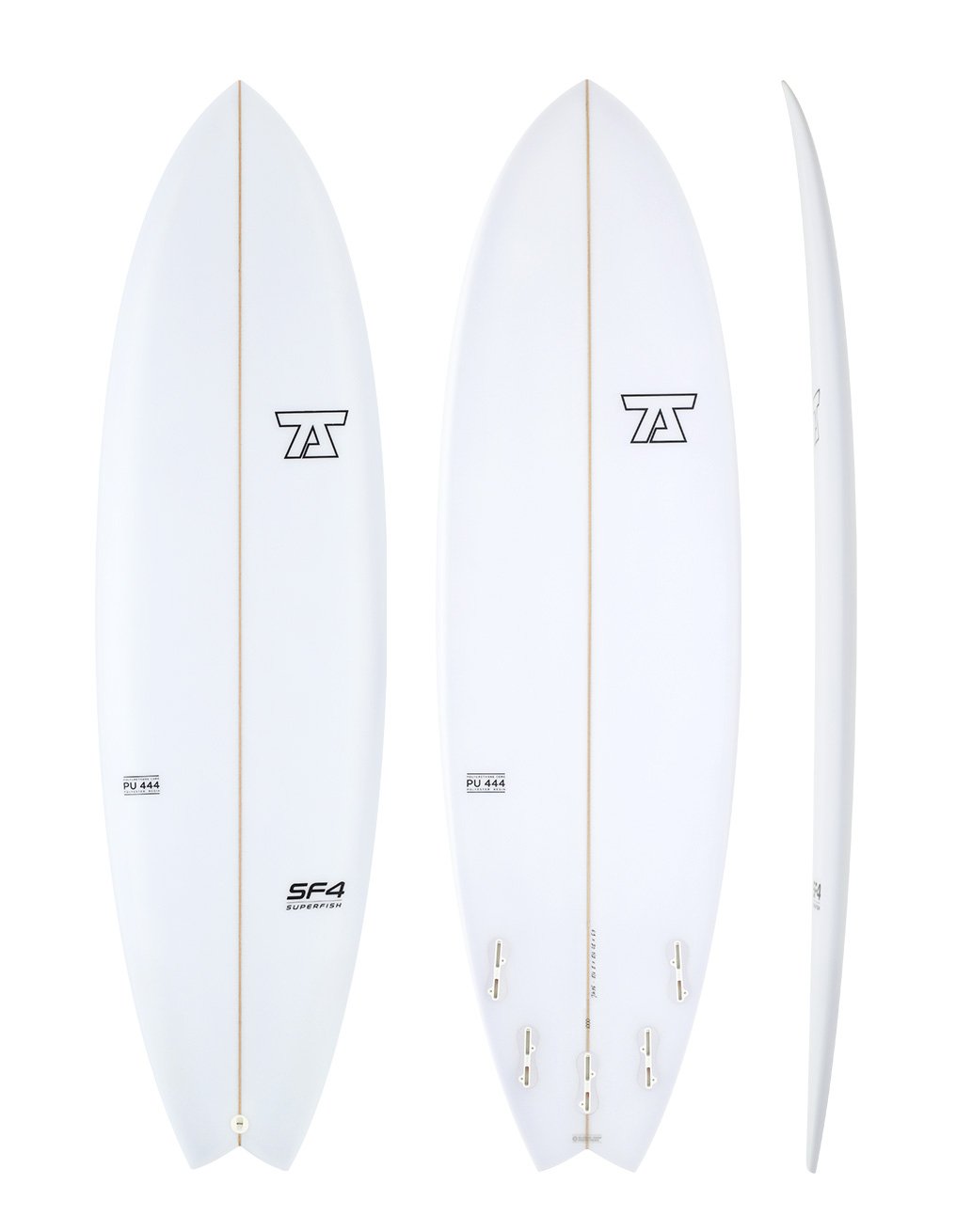 7S - Superfish 4 white surfboard
