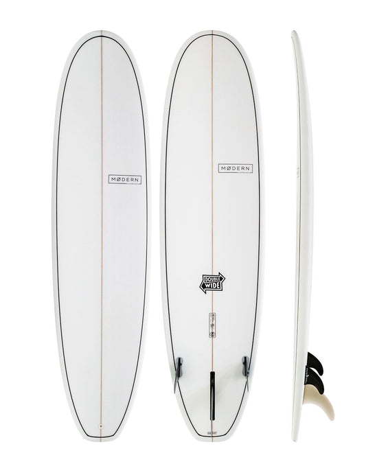 Modern Surfboards Double Wide - white surfboards
