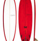 Modern Surfboards - Love Child red and white surfboard