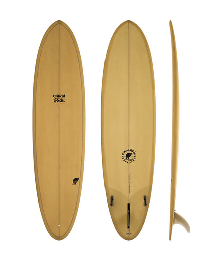 The Critical Slide Society Surfboards - Hermit straw colored surfboard